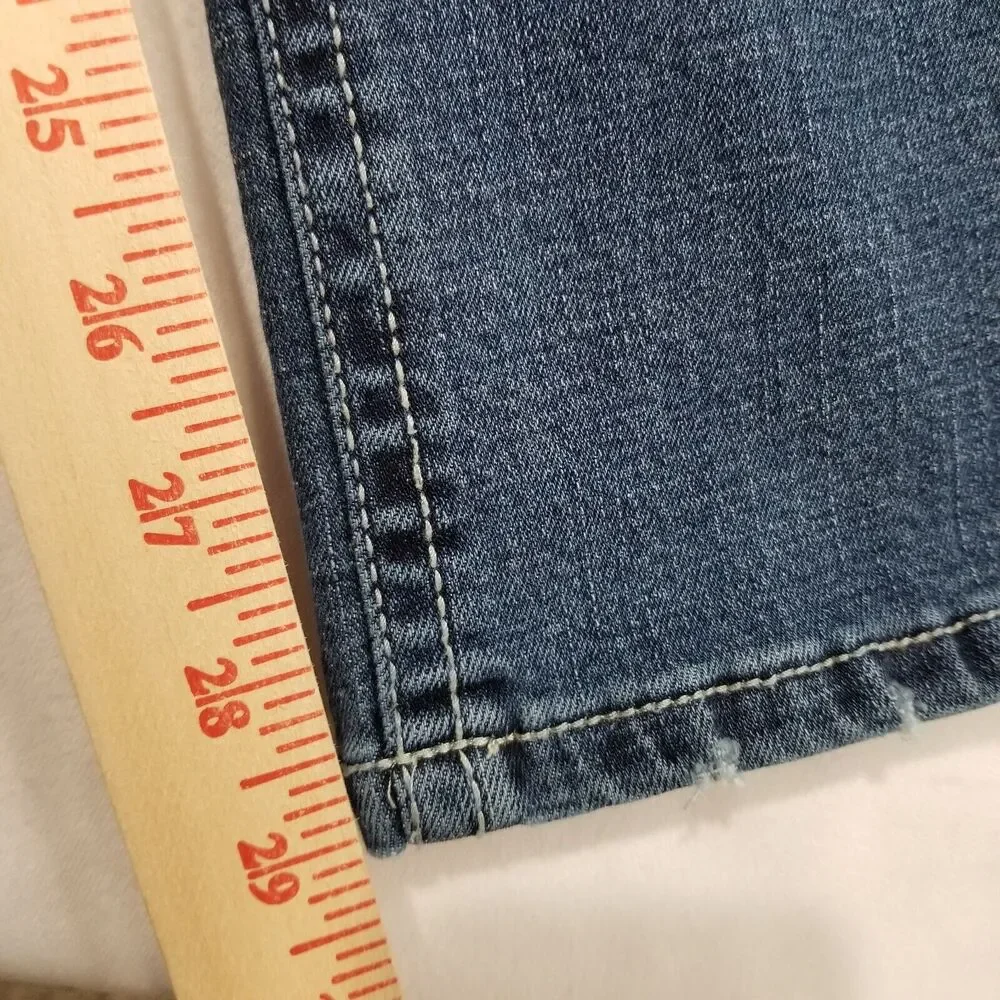 TK Axel Mens 36x30 Jeans Slim Boot Cut Stretch AXMB0074 Mediterranean Blue